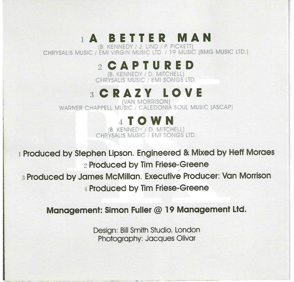 Brian Kennedy : A Better Man (CD, Single, CD1)