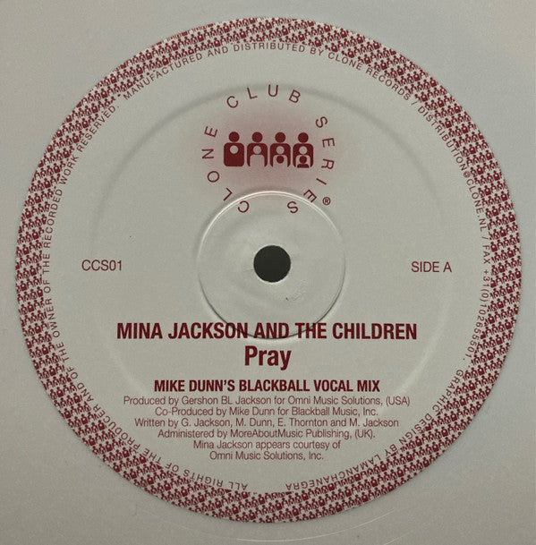 Mina Jackson And The Children (5) : Pray (12", Whi)