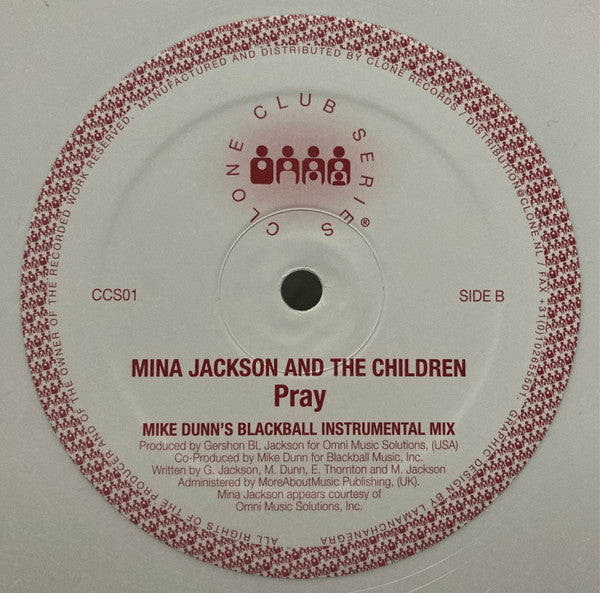 Mina Jackson And The Children (5) : Pray (12", Whi)