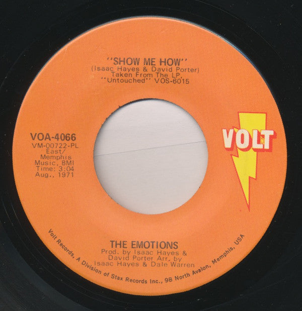 The Emotions : Show Me How / Boss Love Maker (7", Single, PL )