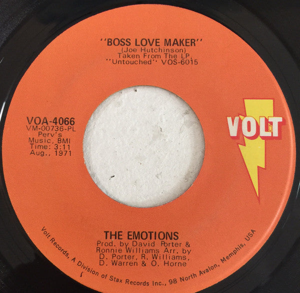 The Emotions : Show Me How / Boss Love Maker (7", Single, PL )