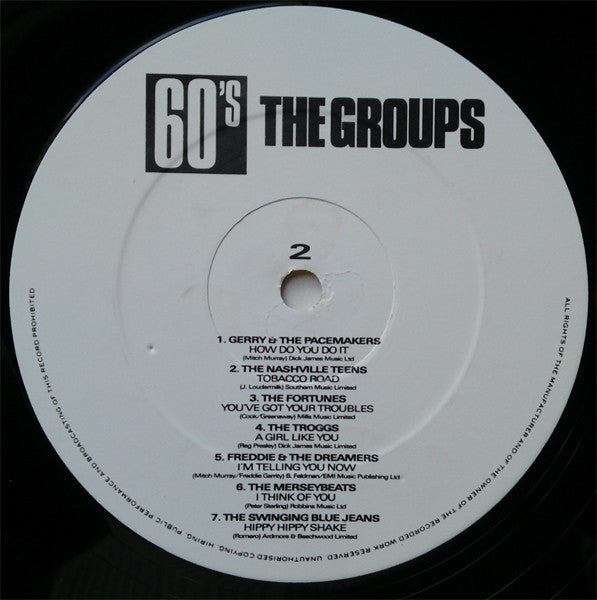 Various : 60's The Groups (LP, Comp)