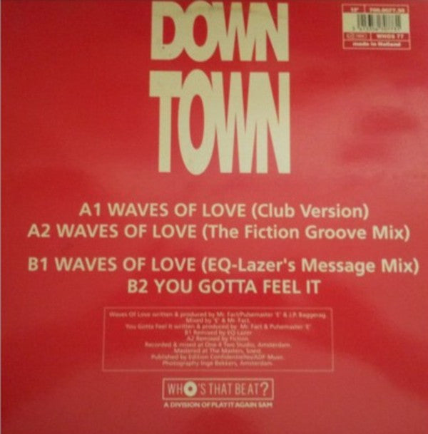 Down Town : Waves Of Love (12")
