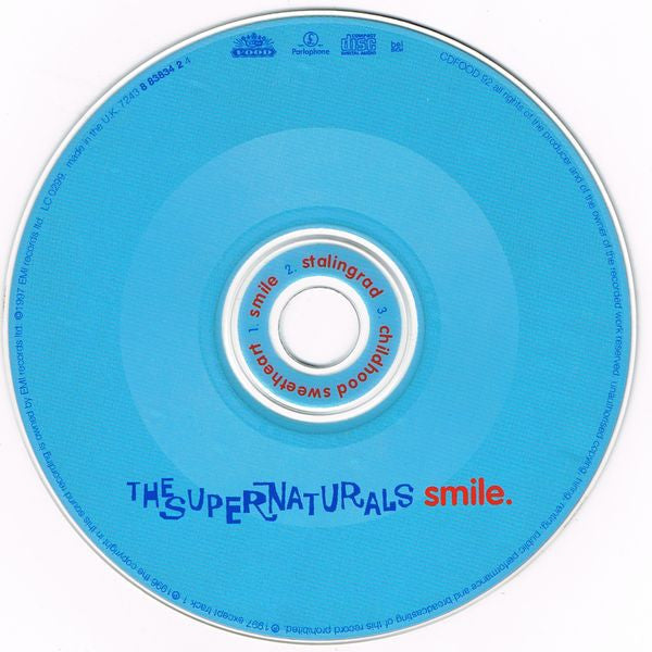 The Supernaturals : Smile (CD, Single, CD2)