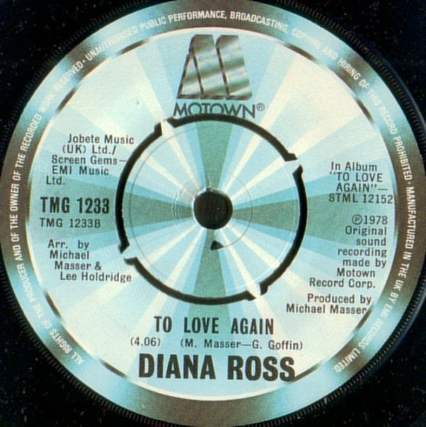 Diana Ross : Cryin' My Heart Out For You (7", Single, 4-P)