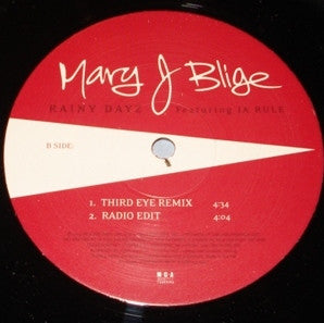 Mary J. Blige Featuring Ja Rule : Rainy Dayz (12")