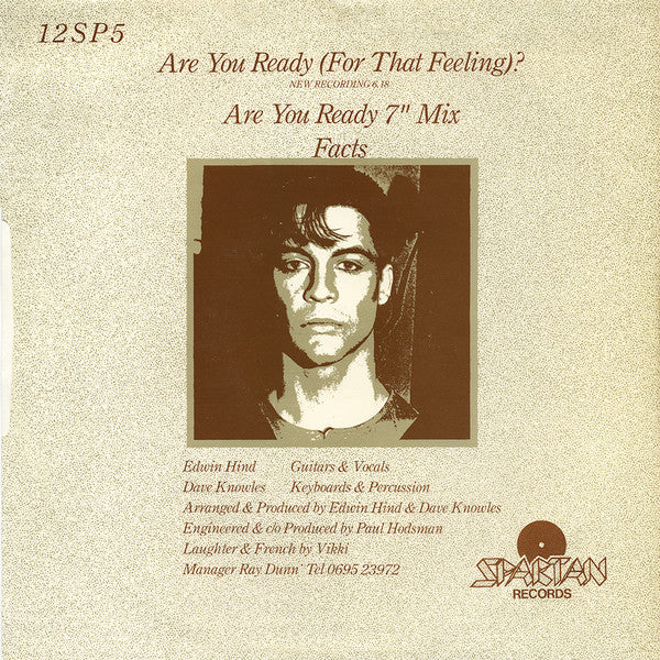 Virgin Dance : Are You Ready (For That Feeling)? (12", Single)