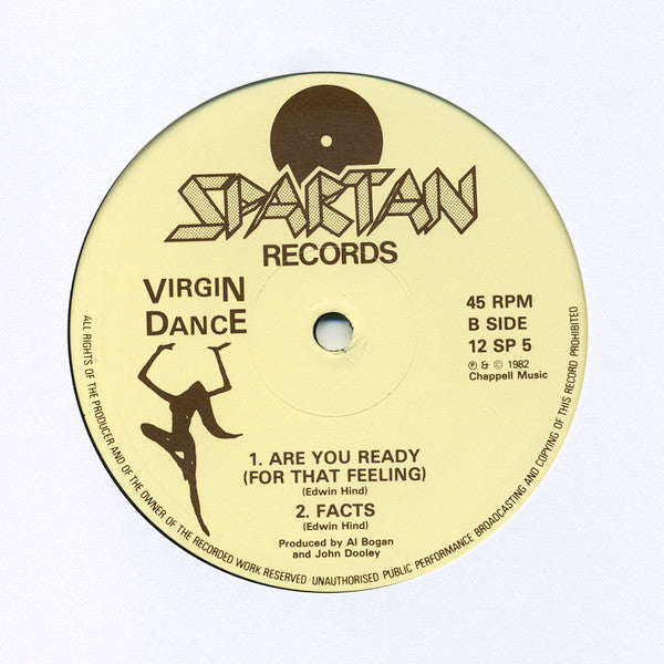 Virgin Dance : Are You Ready (For That Feeling)? (12", Single)