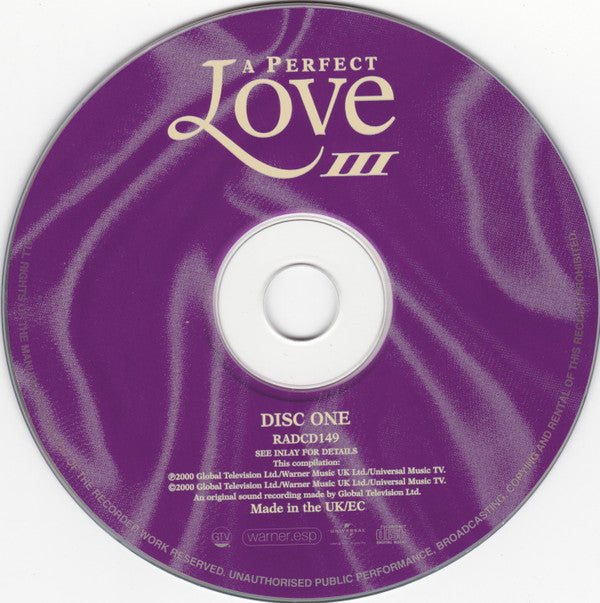 Various : A Perfect Love III (2xCD, Comp)