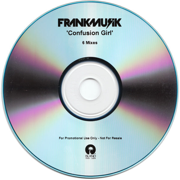 Frankmusik : Confusion Girl (Remixes) (CDr, Promo)