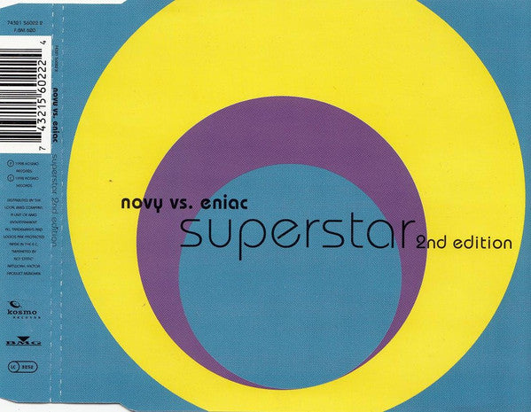 Novy Vs. Eniac : Superstar (2nd Edition) (CD, Maxi)