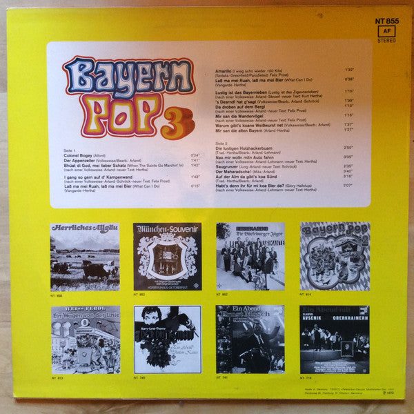 Henry Arland Life : Bayern Pop 3 (LP, Album)