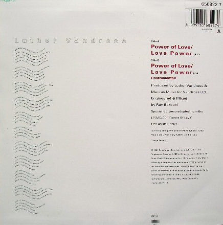 Luther Vandross : Power Of Love / Love Power (7", Single)