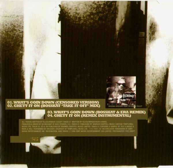 Honky : What's Goin Down (CD, Maxi)