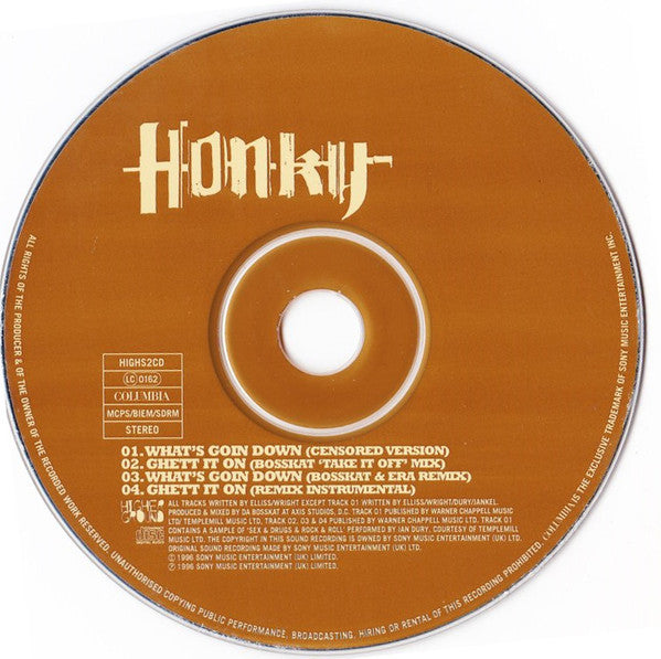Honky : What's Goin Down (CD, Maxi)
