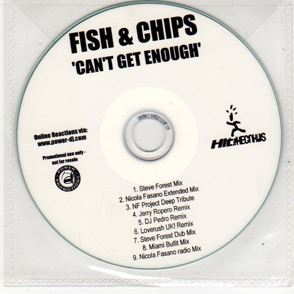 Fish & Chips (3) : Can't Get Enough (CDr, Single, Promo)