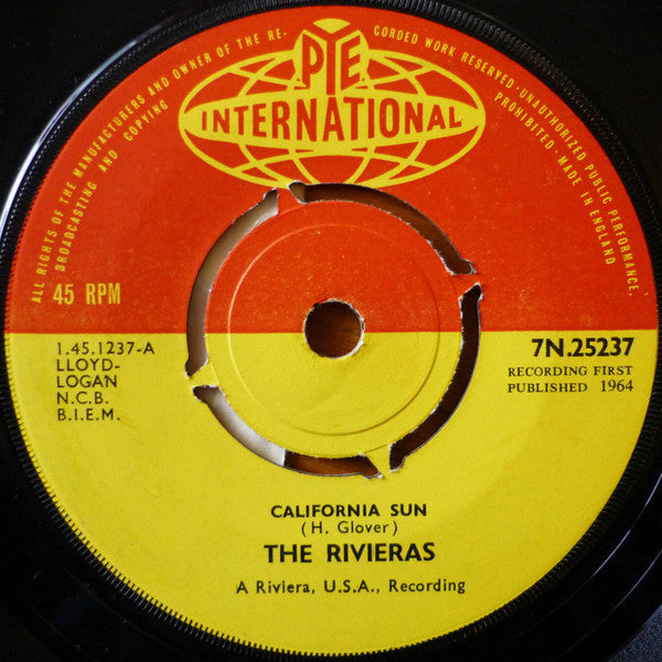 The Rivieras : California Sun (7")