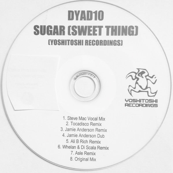 DYAD10 : Sugar (Sweet Thing) (CDr, Single, Promo)