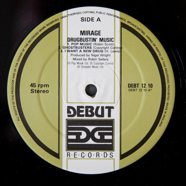 Mirage (12) : Drugbustin' Music (12")