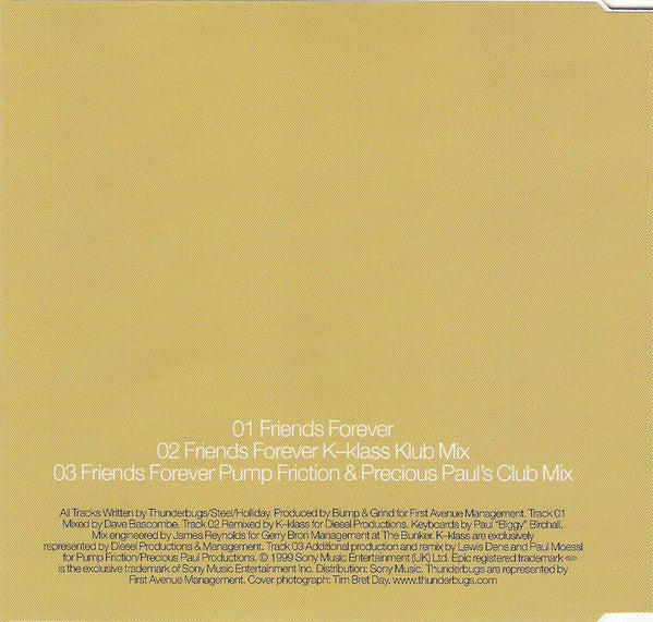 Thunderbugs : Friends Forever The Mixes (CD, Single, CD2)