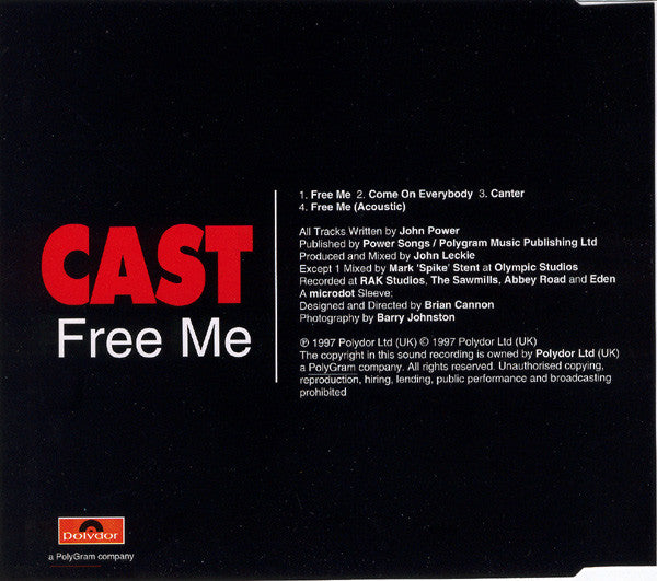Cast : Free Me (CD, Single, CD1)