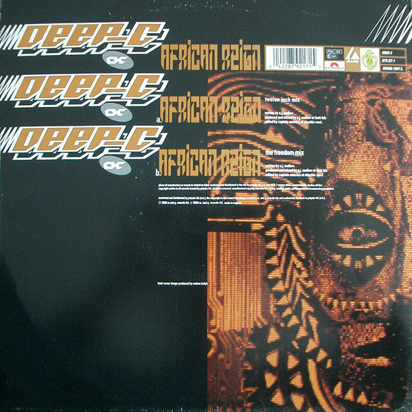 Deep C (2) : African Reign (12")