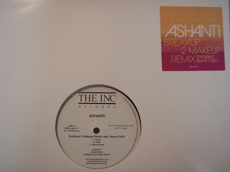 Ashanti : Breakup 2 Makeup (Remix) (12", Promo)
