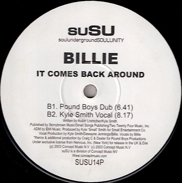 Billie : It Comes Back Around (12")