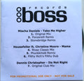 Mischa Daniëls / Housefeller Ft. Christine Moore / Dennis Christopher : Take Me Higher / Mama / It's Not Right (CDr, Promo, Smplr)