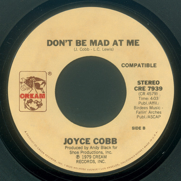 Joyce Cobb : Dig The Gold (7", Styrene)