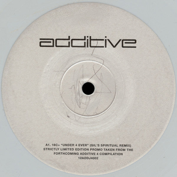 16C+ / Storm : Additive 4 Sampler (12", Ltd, Promo, Smplr, Gre)