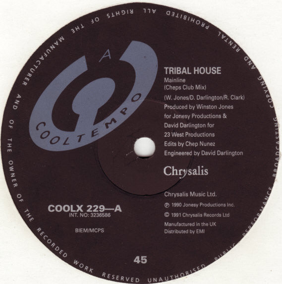 Tribal House : Mainline (12", Single)