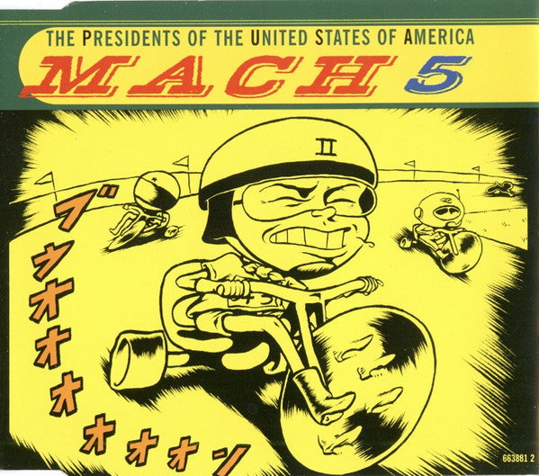 The Presidents Of The United States Of America : Mach 5 (CD, Single)