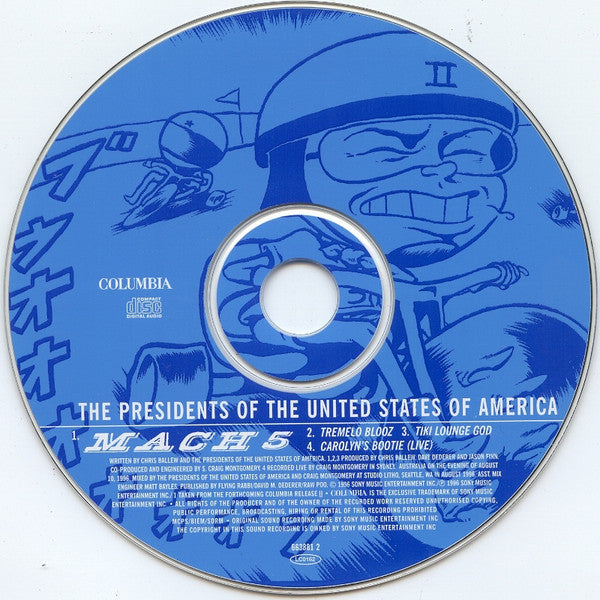 The Presidents Of The United States Of America : Mach 5 (CD, Single)