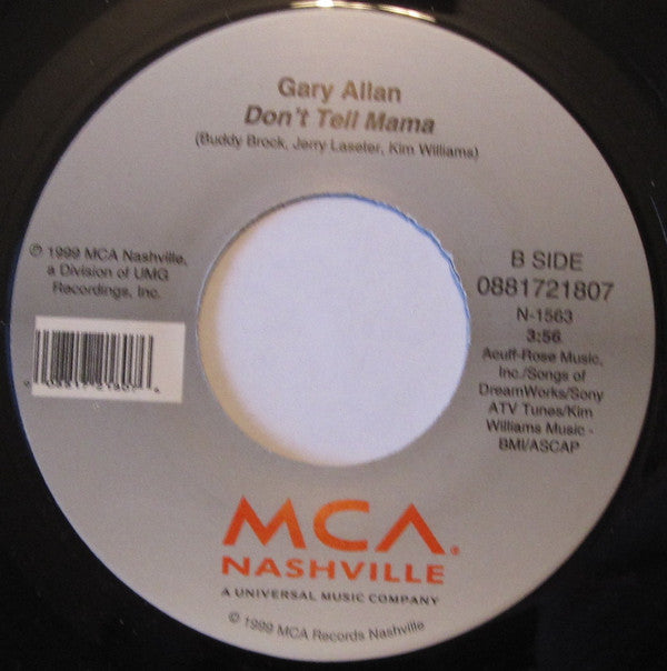 Gary Allan (2) : Right Where I Need To Be (7", Single)