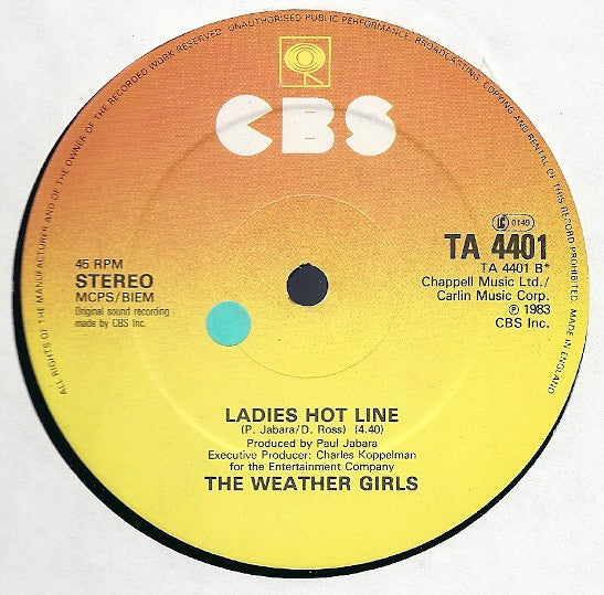 The Weather Girls : Success (12")