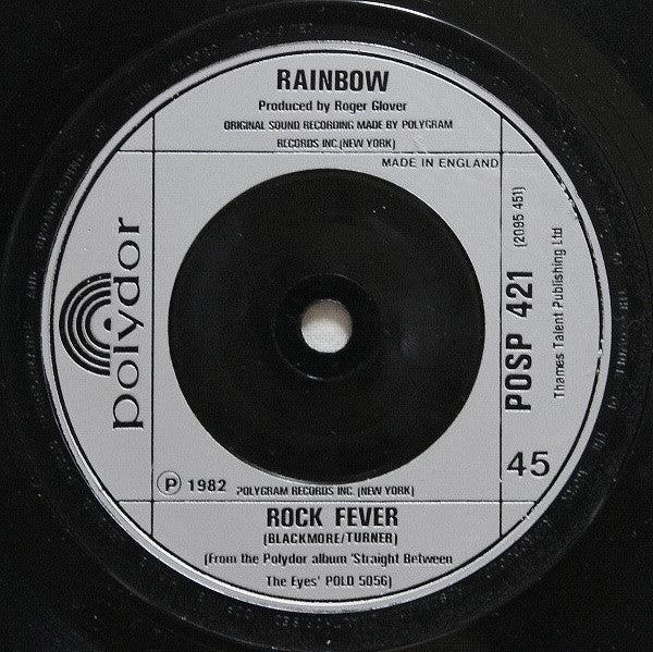 Rainbow : Stone Cold (7", Single)