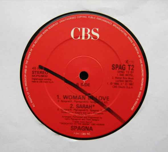 Ivana Spagna : I Wanna Be Your Wife (Extended Version) (12", Single)