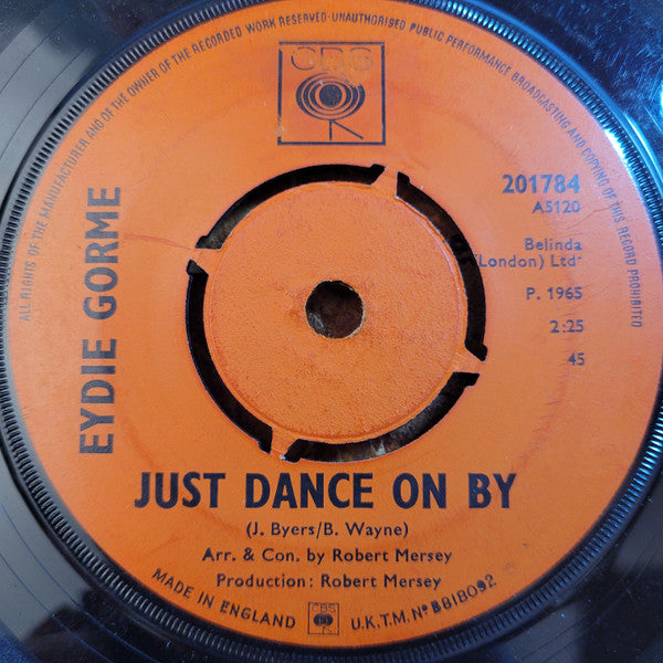 Eydie Gormé : Just Dance On By (7", Single, 4-P)