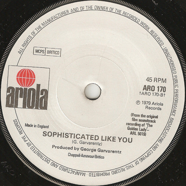 The Three Degrees : The Golden Lady (7", Single, Sol)