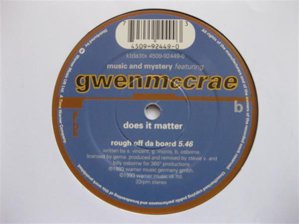 Music & Mystery Featuring Gwen McCrae : Anything U Want (Remixes) (12")
