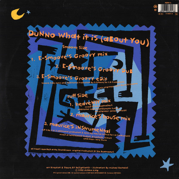 The Beatmasters Featuring Elaine Vassell : Dunno What It Is (About You) (12")