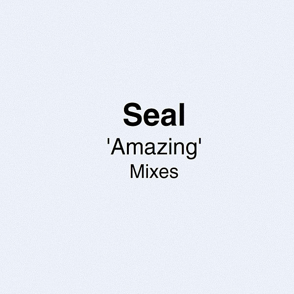 Seal : Amazing (Mixes) (CDr, Single, Promo)