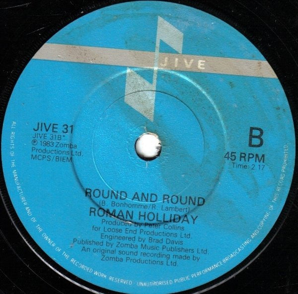 Roman Holliday : Stand By (7")