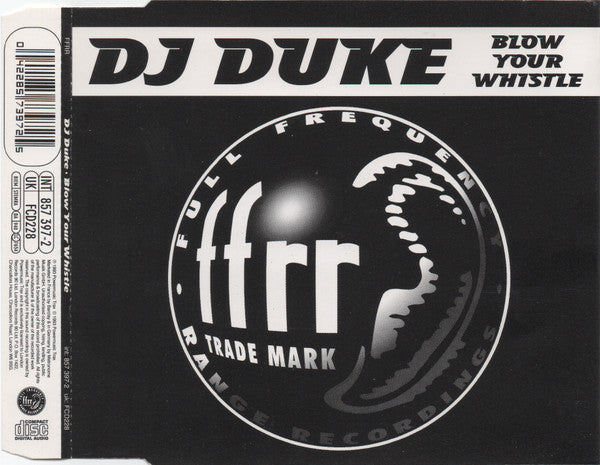 DJ Duke : Blow Your Whistle (CD, Maxi)