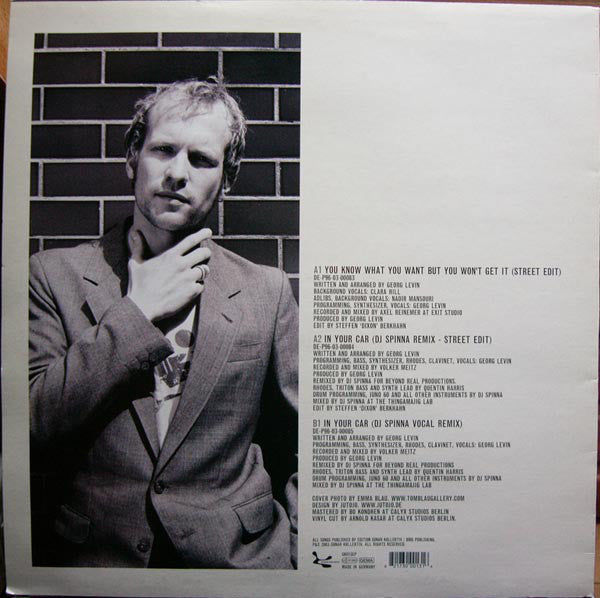 Georg Levin : You Know What You Want But You Won't Get It (12")