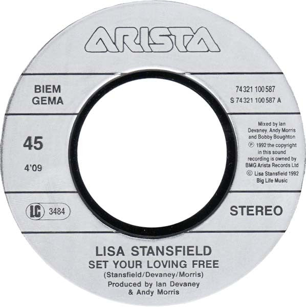 Lisa Stansfield : Set Your Loving Free (7", Single)