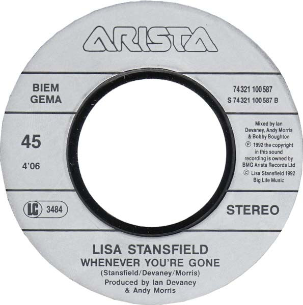 Lisa Stansfield : Set Your Loving Free (7", Single)