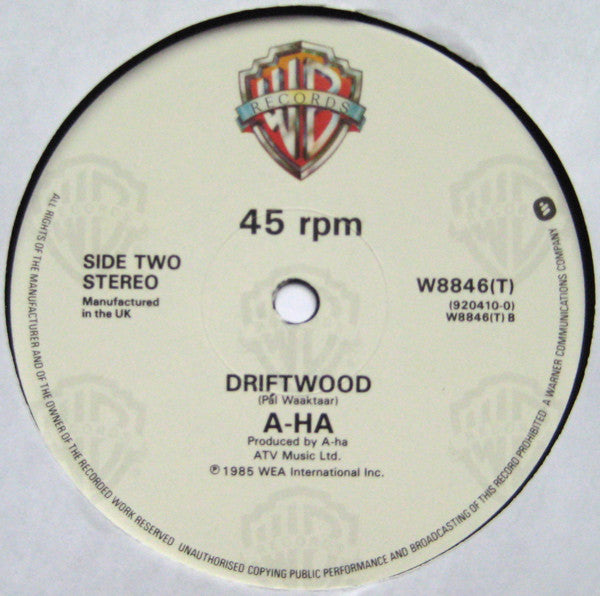a-ha : The Sun Always Shines On T.V. (Extended Version) (12", Single)