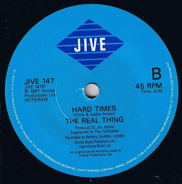 The Real Thing : I Can't Help Myself (7", Single)
